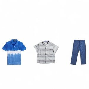 Size 4 Bundle, Polo Ralph Lauren Polo, J. Crew Pants, Quiksilver Button Down